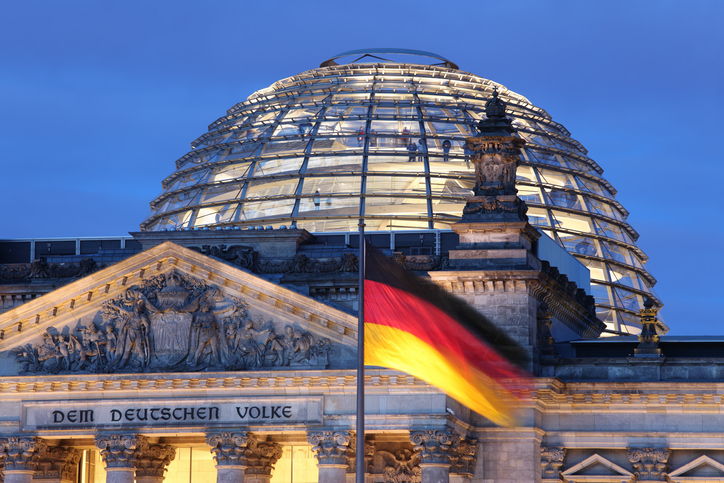 flaga Niemiec w Berlinie